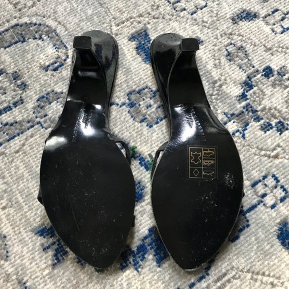 ROBERT CLERGERIE: Sz 6 Rare GREEN DragonFly Heel - Picture 3 of 8